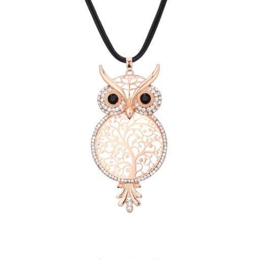 Collier pour femme avec hibou D282