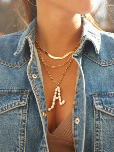 Collier pour femme avec la lettre A2664