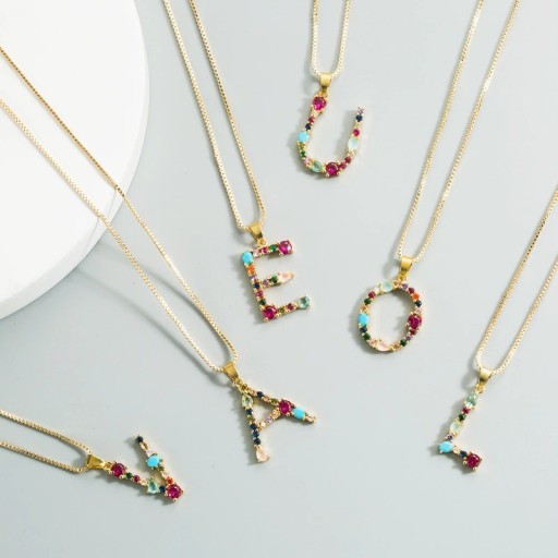 Collier pour femme avec la lettre D124