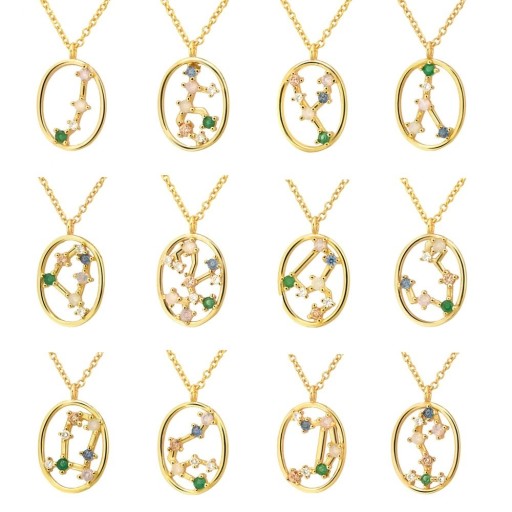 Collier pour femme avec le signe du zodiaque D391