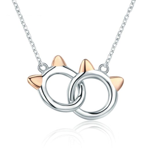Collier pour femme avec oreilles de chat