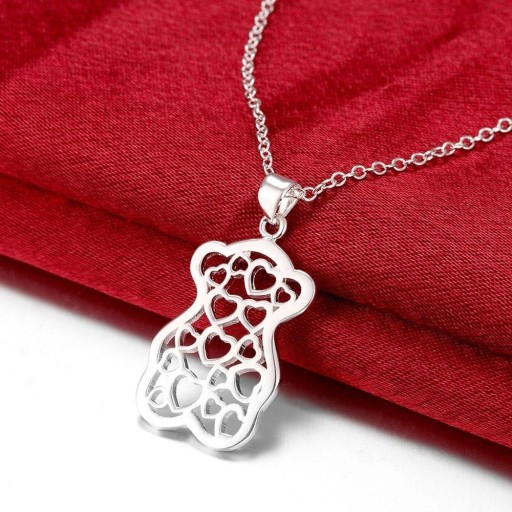 Collier pour femme avec ours D368