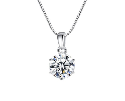 Collier pour femme avec pendentif rond D435