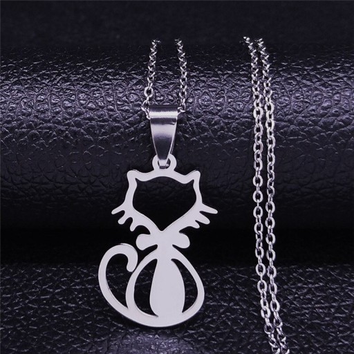 Collier pour femme avec un chat D285