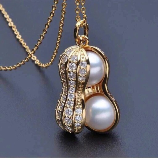 Collier pour femme en noix de macadamia