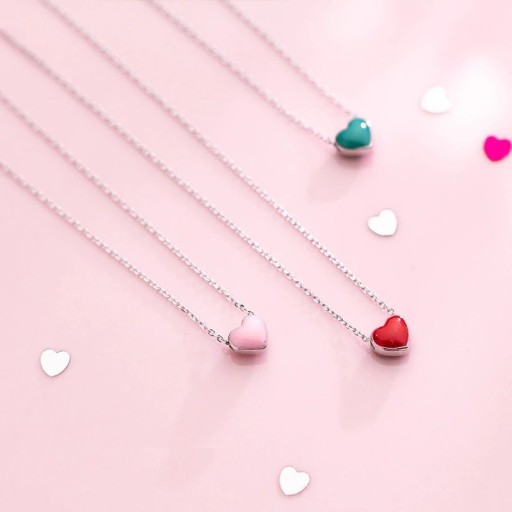Collier pour femmes avec cœur D260