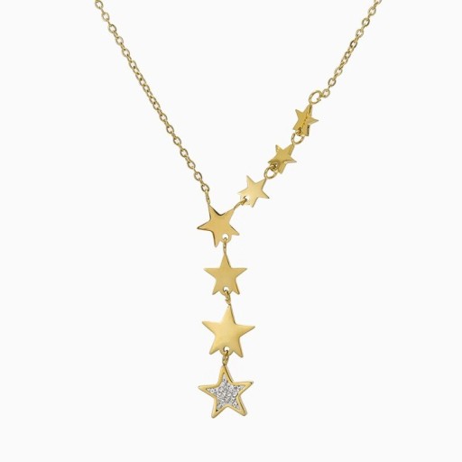 Collier pour femmes avec des étoiles D281