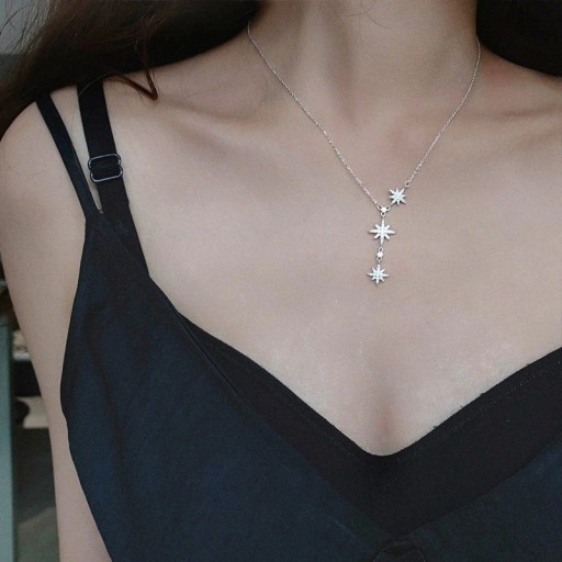 Collier pour femmes avec étoiles M122