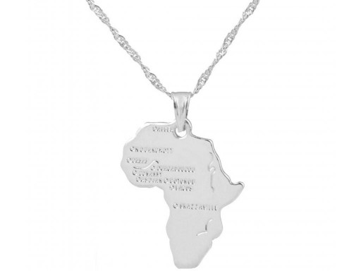 Collier pour femmes avec l'Afrique