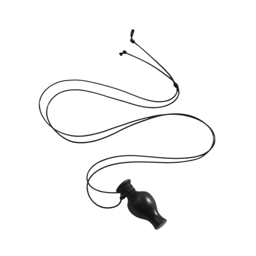 Collier pour femmes avec pendentif en bois en forme de vase et cordon réglable en bois léger collier pour un usage quotidien