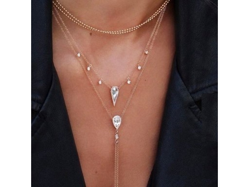 Collier pour femmes avec pendentifs G805