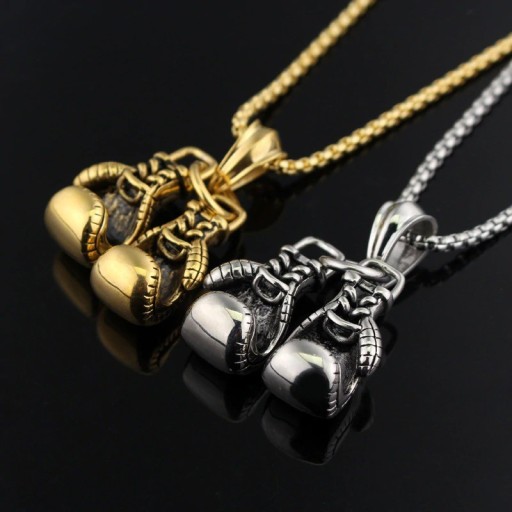 Collier pour homme avec gants