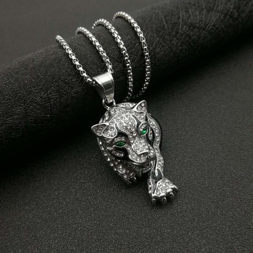 Collier pour homme avec tigre