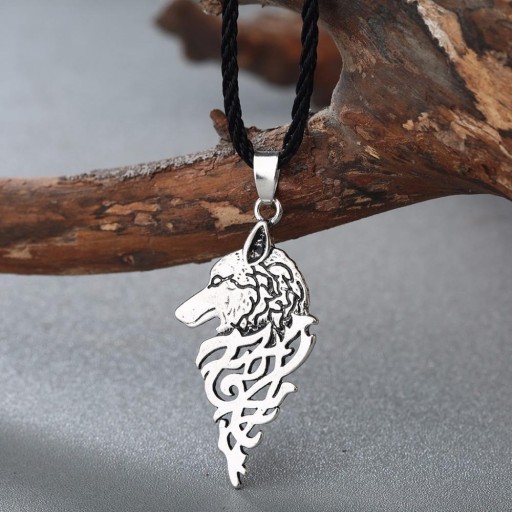 Collier pour homme loup