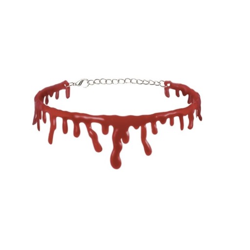 Collier sanglant d'Halloween