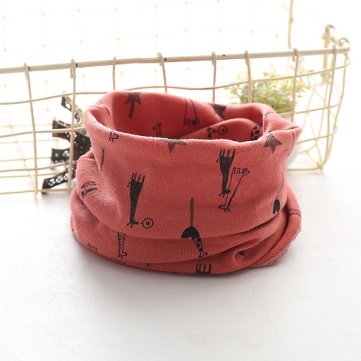 Collo di pelliccia per bambini con giraffe