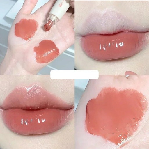 Color Lip Gloss, feuchtigkeitsspendender Lipgloss, pflegender und nährender Glanz, flüssiger, glänzender Lippenstift, 5 ml