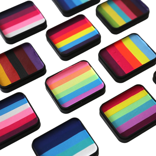 Colori UV fluorescenti per il corpo e il viso 30 g Colore professionale arcobaleno per il corpo e il viso Trucco di Halloween