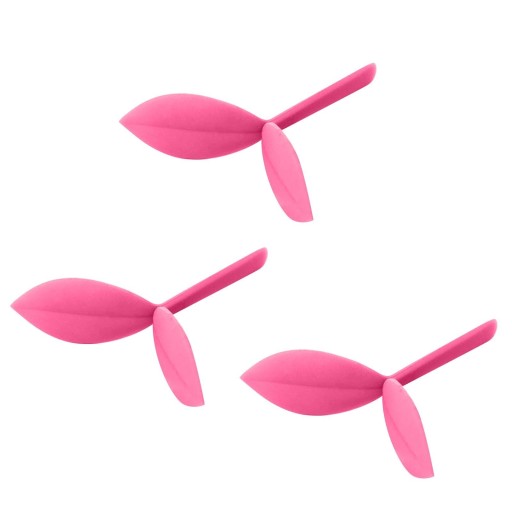 Coloured Bookmarks 3 pcs 4.5 cm Decorative Leaf Bookmarks for Reading Notes and Creative Writing