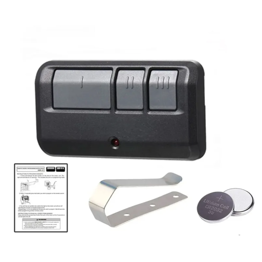 Comando universal 893Max para portões 433 MHz 3 botões Comando de portas de garagem Compatível com veículos e motores
