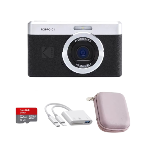 Compacte digitale camera 13 MP 103 × 60 × 23 mm 26 mm F2.0 Uitschuifbaar 2,8" LCD 180° Full HD set met SD-kaart