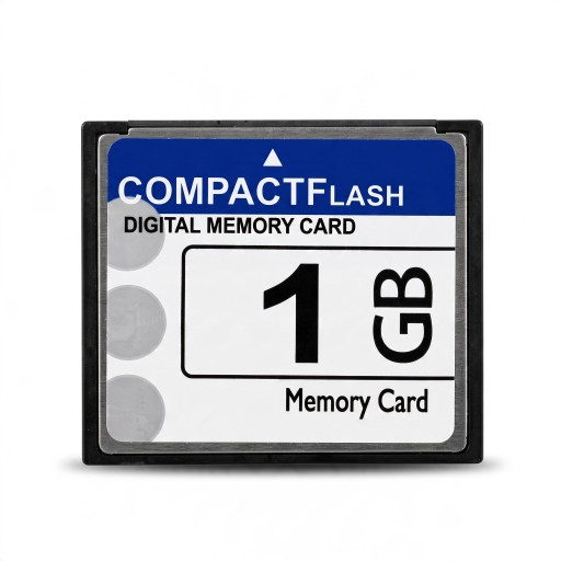 CompactFlash CF 1 GB Muistikortti 4,2 x 3,6 cm Valkoisen sininen Digitaalikameralle Valokuville ja tiedoille CF-korttipaikalla varustettuihin