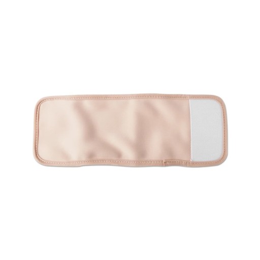 Compresse pour cheville pour enveloppements à l'huile de ricin pour douleurs articulaires et de cheville fixation par velcro manchon textile beige pour le pied