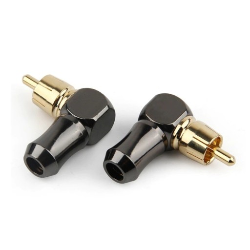 Conector de canto RCA macho