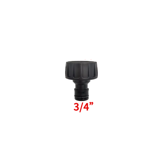 Conector rapid cu filet interior EURO de 3/4 inch, capăt din plastic, pentru furtunuri de grădină și irigații