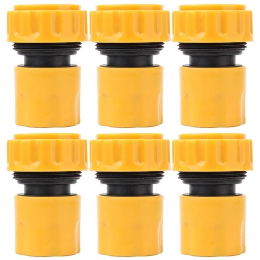 Conector rápido para mangueiras de jardim 6 pcs