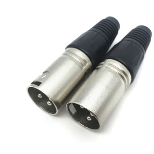 Conector XLR 3pin macho / fêmea