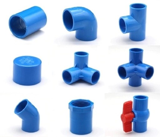 Conectores de tubos de plástico