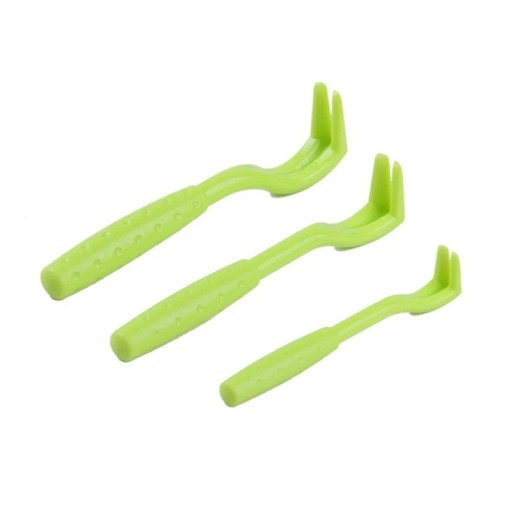 Conjunto 3pcs Removedor de Carraças e Pulgas para Cães e Gatos Gancho Pinça Extrator de Parasitas Acessório para Animais de Estimação Cuidados com o Pelo