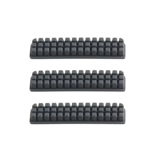 Conjunto de 3 pcs de limpadores de bicos em silicone para Bambu Lab A1 Escova preta para a superfície de impressão para limpeza automática do bico da impressora 3D