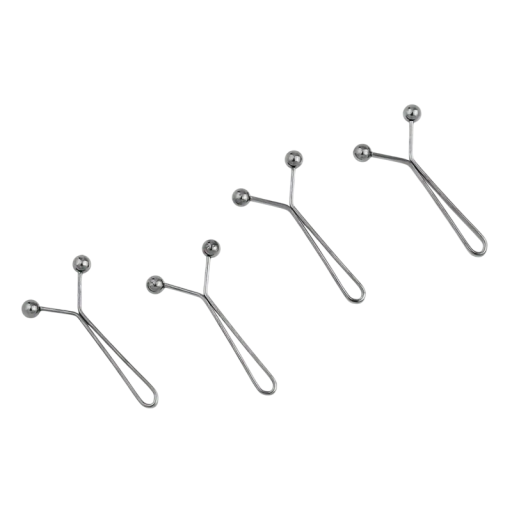 Conjunto de 4 unidades de clipes metálicos invisíveis para ajuste de cintura Fivela ajustável para botão Acessórios para jeans calças saias ajuste de tamanho