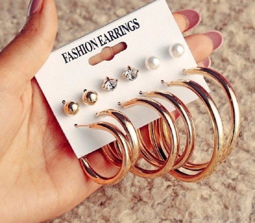 Conjunto de brincos femininos