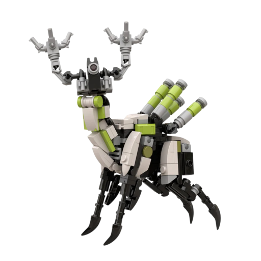 Conjunto de construção do cervo robótico Grazer 210 peças Modelo de figura do jogo Horizon Figura de coleção para montar 15 x 9,7 x 16 cm Para fãs