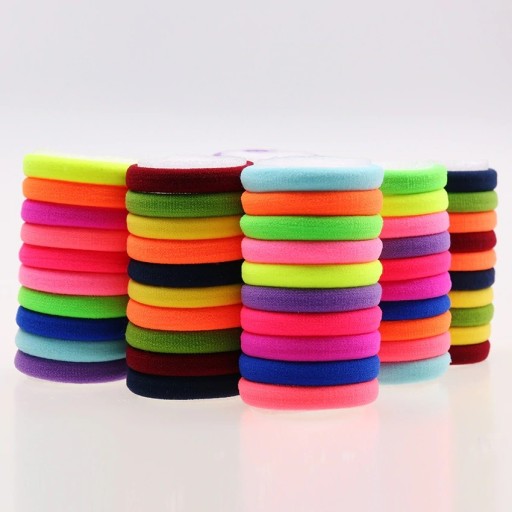 Conjunto de elásticos para cabelo - 20 unid