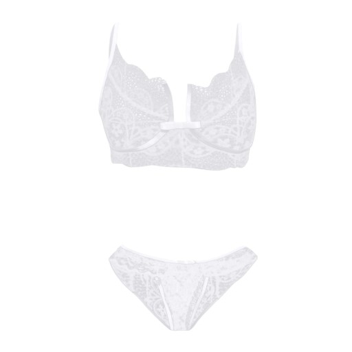 Conjunto de encaje para mujer - sujetador y braguita P709