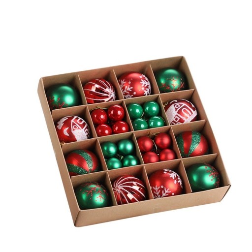 Conjunto de Enfeites de Natal 44 pcs H1172