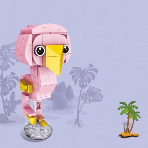 Conjunto de flamingo 113 pcs