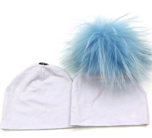 Conjunto de gorros de algodón para niños - 2 piezas J3422