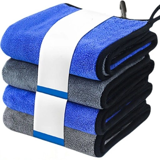 Conjunto de panos de limpeza em microfibra 30x30 cm 4 pcs Panos para lavar automóveis e para a casa Absorventes e de secagem rápida