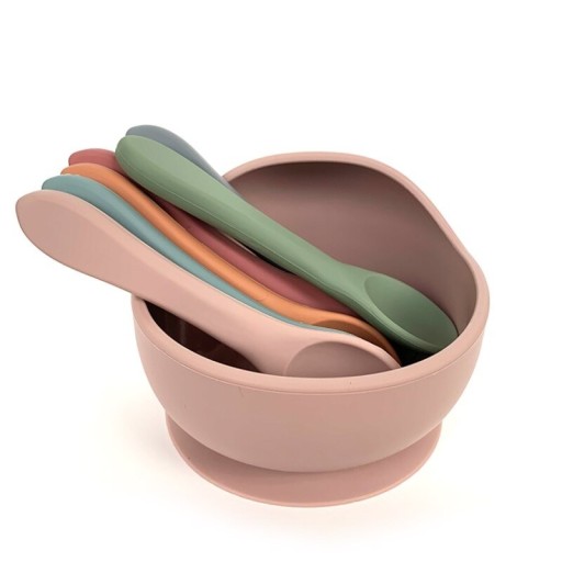 Conjunto de refeição com tigela e colher 2 pcs