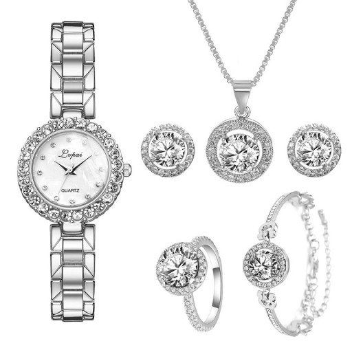 Conjunto de relojes y joyas para mujer