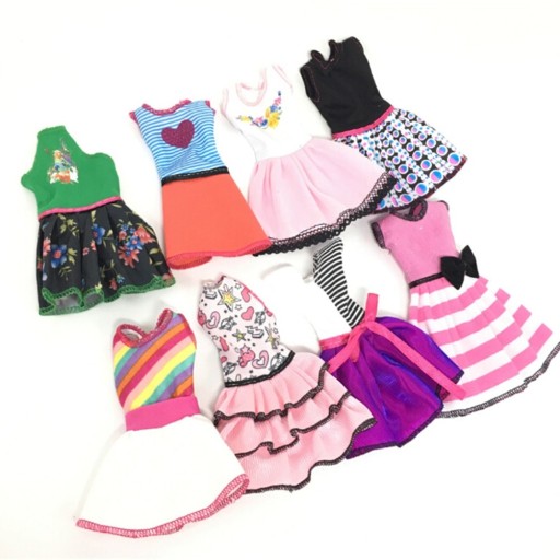 Conjunto de roupas para boneca 5 pcs