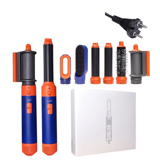 Conjunto de styling a ar quente 6 em 1 1000 W com escova e bicos secador função ficha EU 220 V