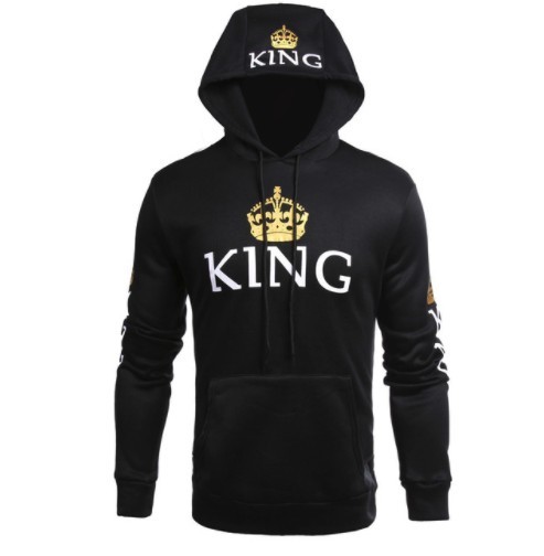Conjunto de sweatshirts para casais - Rei e Rainha