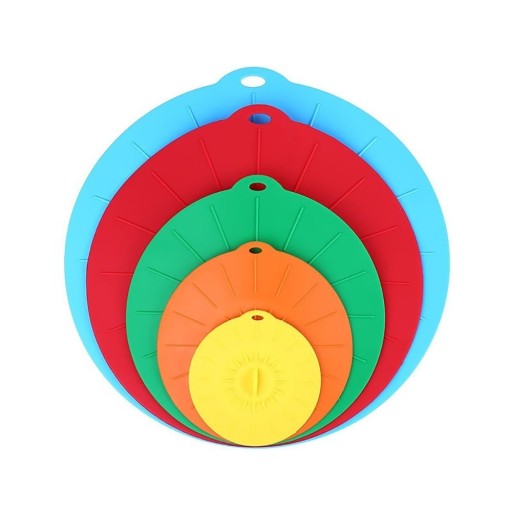 Conjunto de tampas de silicone 5 unid