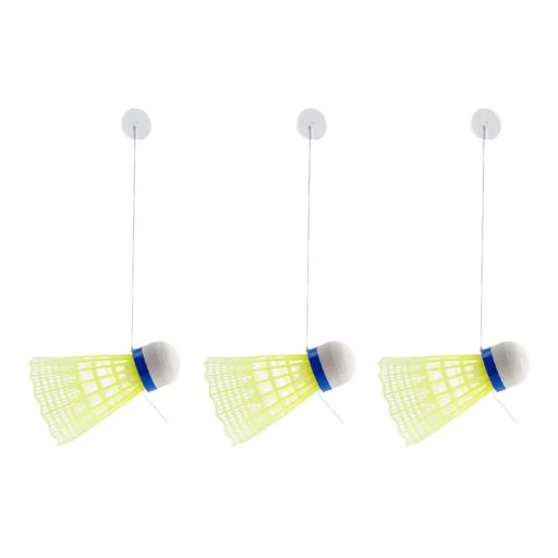 Conjunto de treino de badminton com cordas elásticas e bolas Ferramenta de treino para prática de golpes Treino de badminton individual